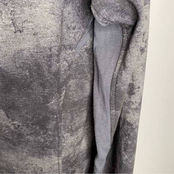 Danskin Grey Marble Zip Up Hooded Sweatshirt - Picture 8 of 11
